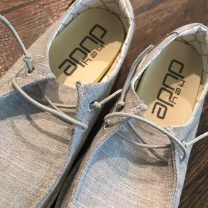 Boys Hey Dudes. Worn 1 time.